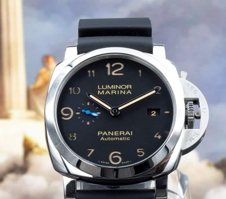 Panerai Luminor PAM01359 Black dial steel — front dial view