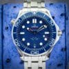 Omega Seamaster Diver 300m 210.30.42.20.03.001 Blue dial steel — front dial view