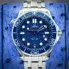 Omega Seamaster Diver 300m 210.30.42.20.03.001 Blue dial steel — front dial view