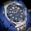 2021 Omega Seamaster Diver 300M Blue Dial 210.30.42.20.03.001 - detail view 6