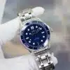 2021 Omega Seamaster Diver 300M Blue Dial 210.30.42.20.03.001 - detail view 7