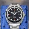 Omega Seamaster Planet Ocean 2200.51.00 Black dial steel — front dial view