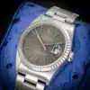 Rolex Datejust 16200 Gray Tapestry Dial - detail view 6