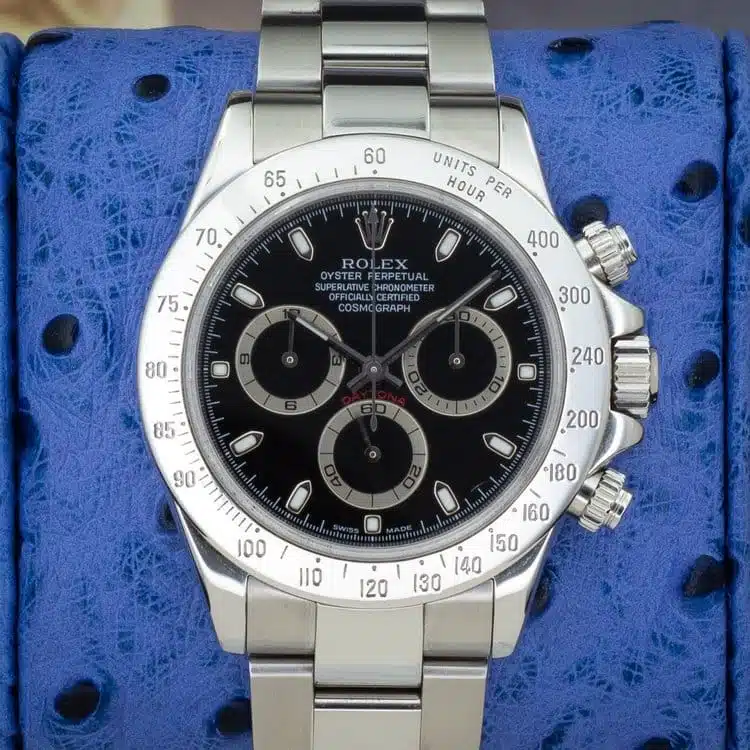 2000 Rolex Daytona 116520 Black Dial Stainless Steel
