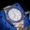 Rolex Yacht-Master II 116681 White Dial Everose Mercedes Hands - detail view 12