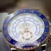 Rolex Yacht-Master II 116681 White Dial Everose Mercedes Hands - detail view 9