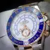 Rolex Yacht-Master II 116681 White Dial Everose Mercedes Hands - detail view 8