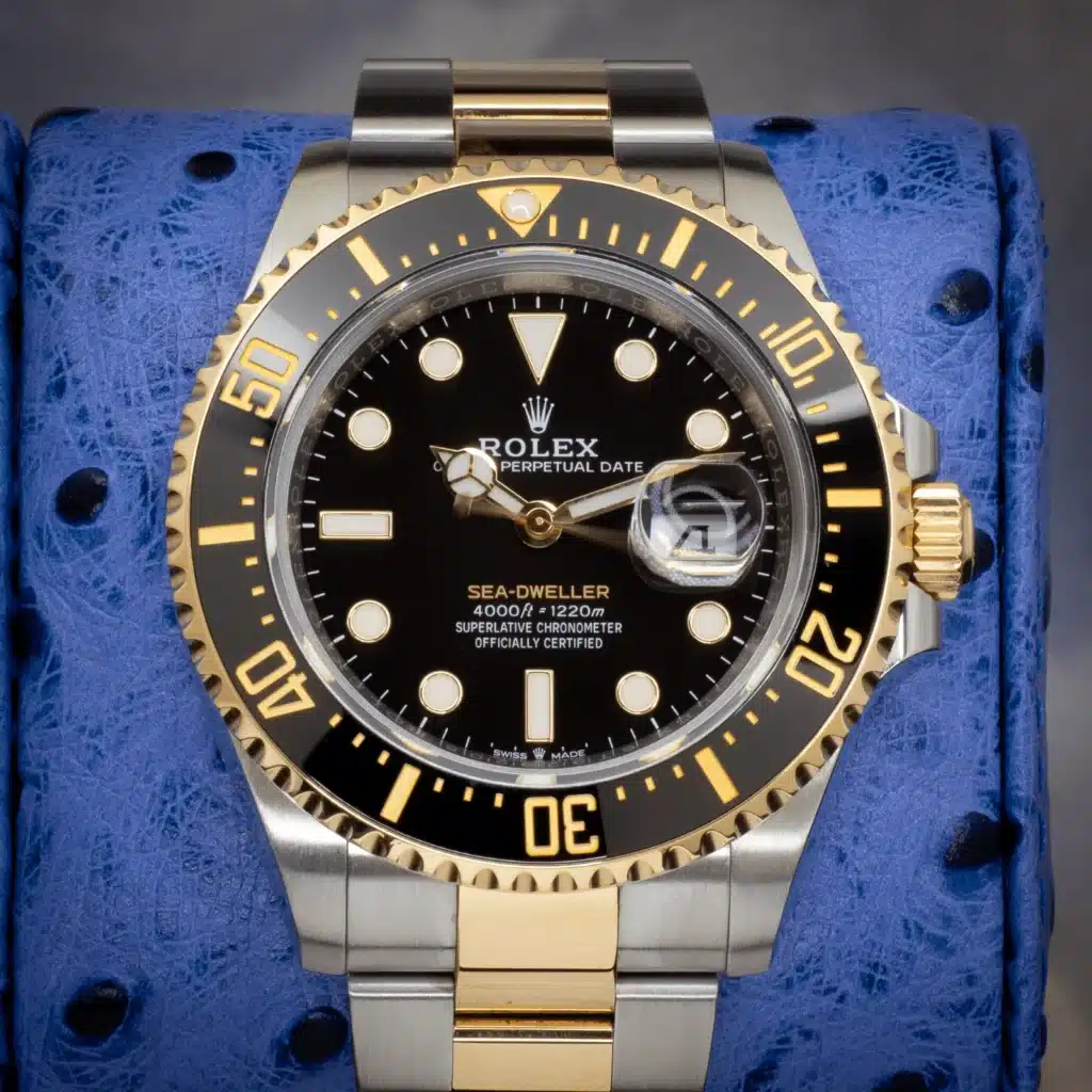 Rolex Sea-Dweller 126603 Gold Oyster Black Dial Yellow Gold & Steel Full Set 43mm