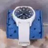 IWC Pilot 41 Top Gun Edition "Lake Tahoe" IW328104 White Ceramic Automatic - detail view 9