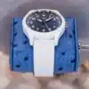 IWC Pilot 41 Top Gun Edition "Lake Tahoe" IW328104 White Ceramic Automatic - detail view 10