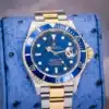2001 Rolex Submariner 16613 Bluesy 40mm RSC Two-Tone Full Set Unpolished Vintage - detail view 11