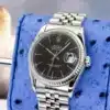 1997 Rolex Datejust 16234 Black Dial Jubilee 36mm Stainless Steel White Gold - detail view 12