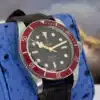 TUDOR Heritage Black Bay Smiley 79220R Red Burgundy Bezel Gilt Dial 41mm Rose - detail view 10