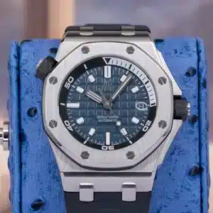 Audemars Piguet Royal Oak Offshore Diver 15720ST Blue Dial Steel Papers 42mm
