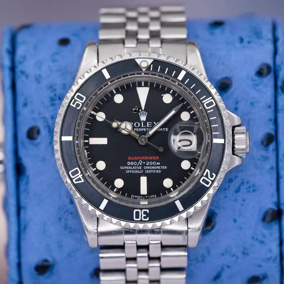 1971 Rolex Submariner 1680 Red Sub Spider Dial Stainless Steel
