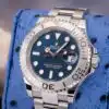 Rolex Yacht-Master 40 2017 Yacht-Master 40 116622 Blue Dial Platinum Box Papers - detail view 8
