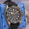 TUDOR Black Bay Bronze 79250BA Slate Dial 2022 MINT Full Set Black Leather 43mm - detail view 9