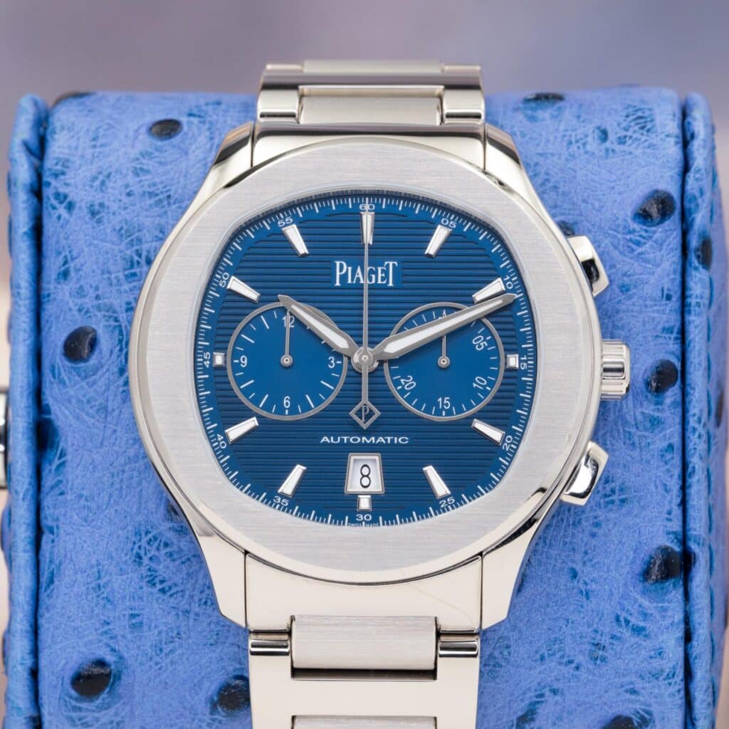 Piaget Polo S Chronograph G0A41006 front dial view