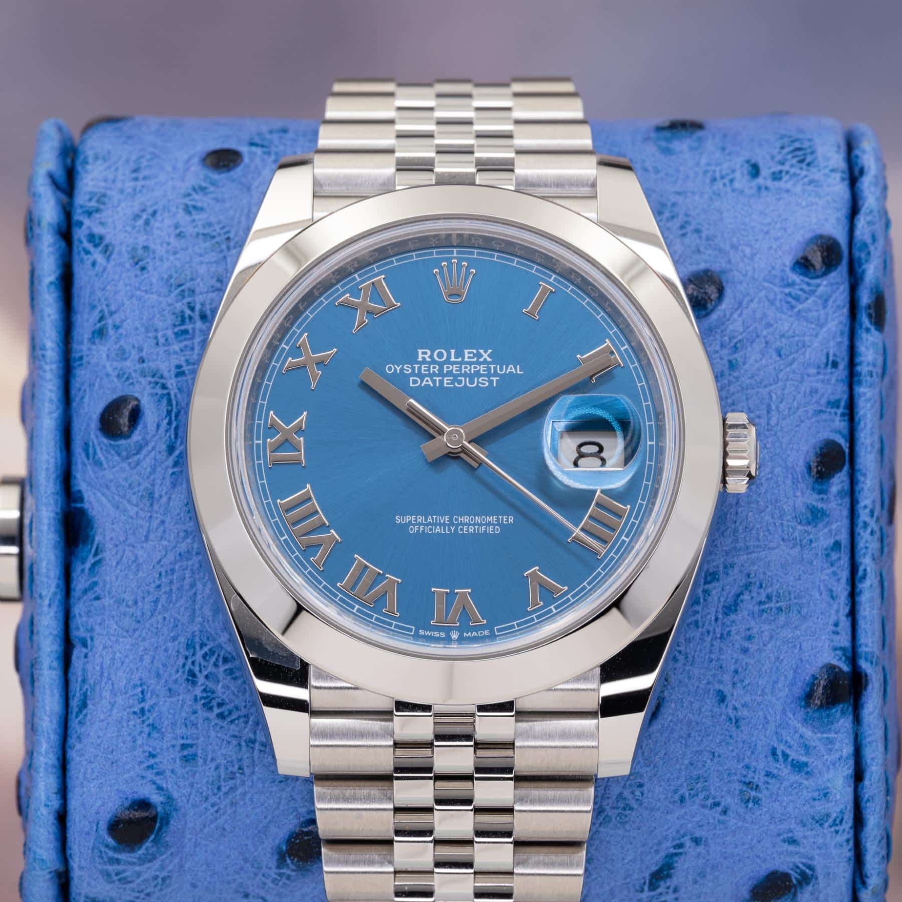 2026 Rolex Datejust 41 126300 Blue Dial Steel Box & Papers