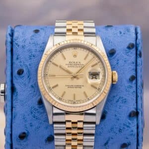 Rolex Datejust 36 16233 Gold Dial Two Tone 36mm