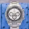 Omega Speedmaster Legend Schumacher 3506.31.00 white dial front view showing chronograph subdials and tachymeter bezel