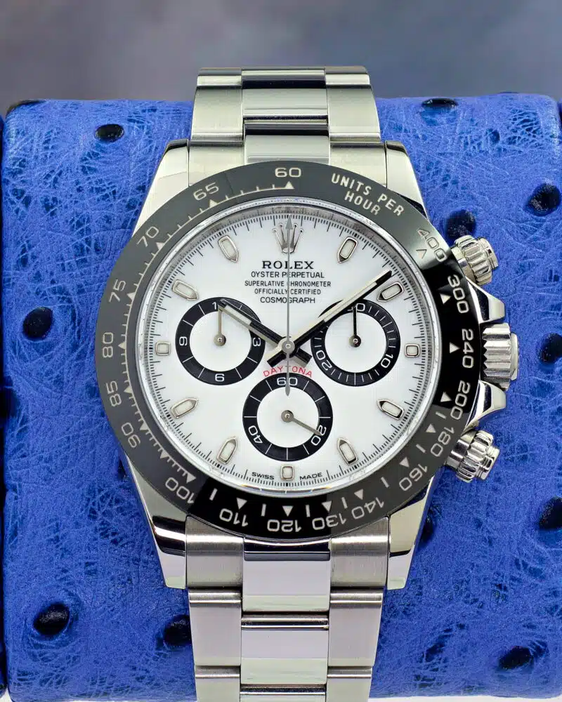 Rolex Cosmograph Daytona, white dial — Palazzo Watches & Gems