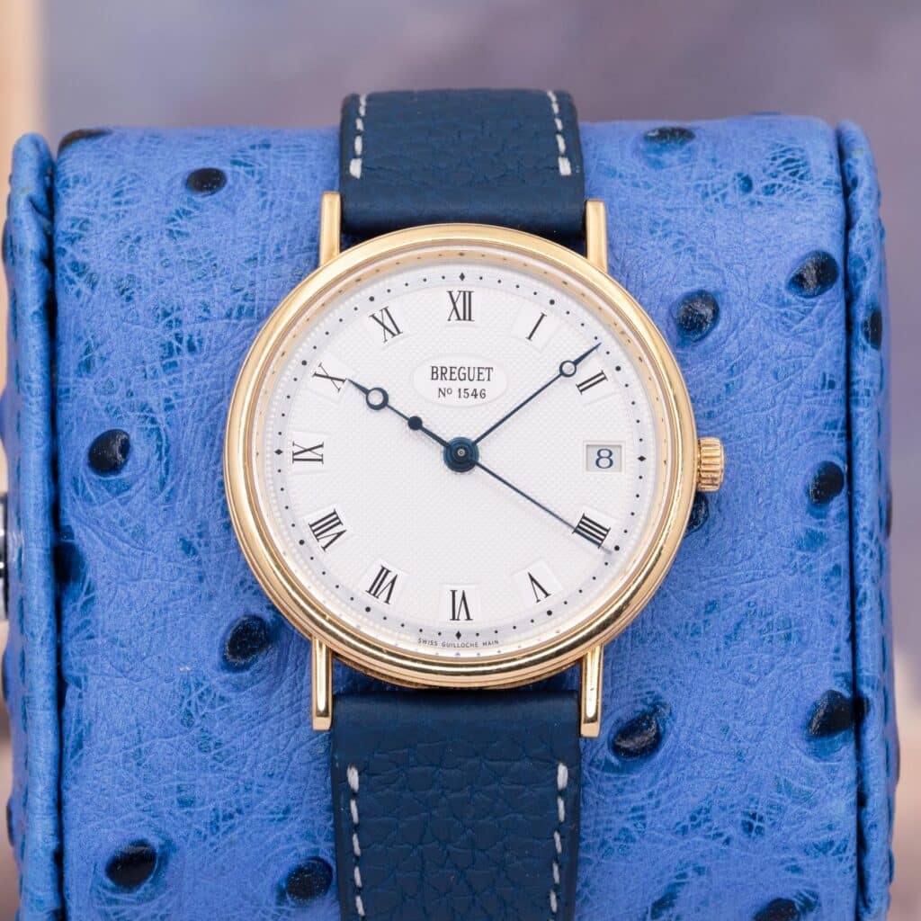 Breguet Classique 5910 White dial yellow gold — front dial view