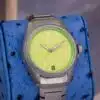 Oris Pro Pilot x Kermit clasp detail