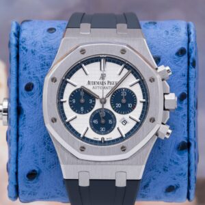 2016 Audemars Piguet Royal Oak Chronograph 26326ST.OO.D027CA.01 White dial Steel 41mm — Palazzo Watches & Gems