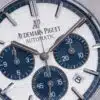 2016 Audemars Piguet Royal Oak Chronograph 26326ST.OO.D027CA.01 White dial Steel 41mm — Palazzo Watches & Gems