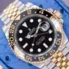 2023 Rolex GMT-Master II 126713GRNR Black dial Yellow Gold & Steel — Palazzo Watches & Gems