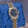 2009 Rolex Lady Datejust 179173 Blue dial Yellow Gold & Steel 26mm — Palazzo Watches & Gems