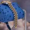 2009 Rolex Lady Datejust 179173 Blue dial Yellow Gold & Steel 26mm — Palazzo Watches & Gems