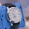 2017 Jaeger-LeCoultre Master Calendar Q1558421 Silver dial Steel — Palazzo Watches & Gems