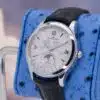 2017 Jaeger-LeCoultre Master Calendar Q1558421 Silver dial Steel — Palazzo Watches & Gems