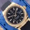 2021 Rolex Sky-Dweller Yellow Gold / Black / Oysterflex 326238 Yellow Gold 42mm — Palazzo Watches & Gems