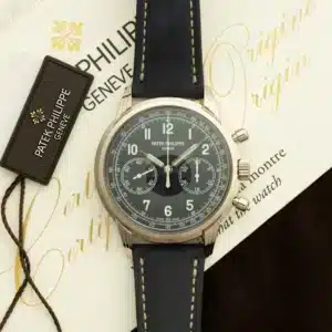 2026 Patek Philippe Complications Chronograph 5172G-001 Blue Dial White Gold Full Set 41mm