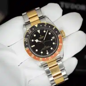 2022 Tudor Black Bay GMT 79833MN Root Beer Black Dial Yellow Gold & Steel