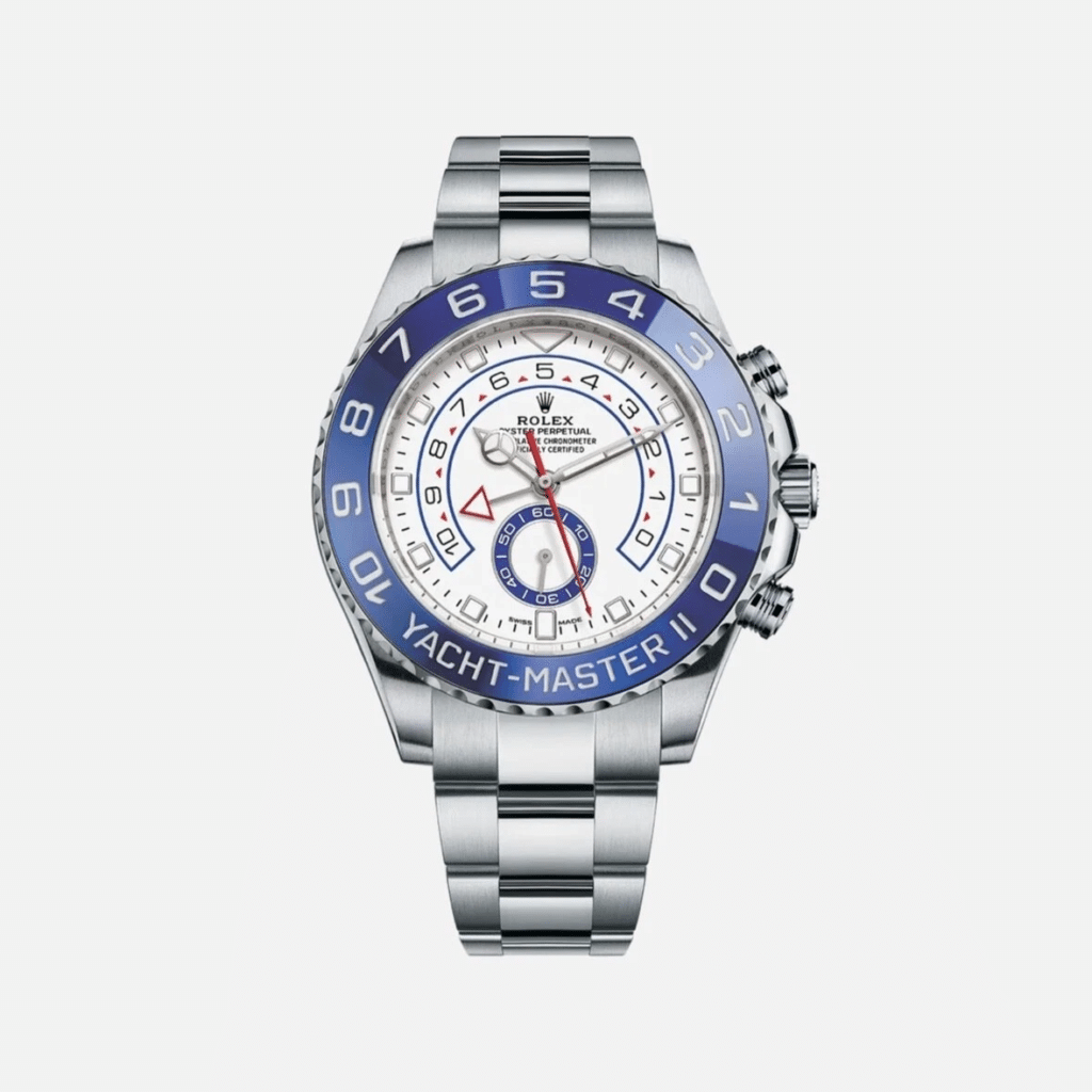 Rolex Yacht-Master II 116680 White dial Steel 44mm — Palazzo Watches & Gems