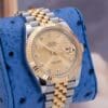 2022 Rolex Datejust 41 126333 Gold dial GoldAndSteel 41mm — Palazzo Watches & Gems