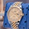 2022 Rolex Datejust 41 126333 Gold dial GoldAndSteel 41mm — Palazzo Watches & Gems