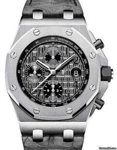 Audemars Piguet Royal Oak Offshore Chronograph 26470ST.OO.A104CR.01 Grey Dial Steel Box & Papers 42mm