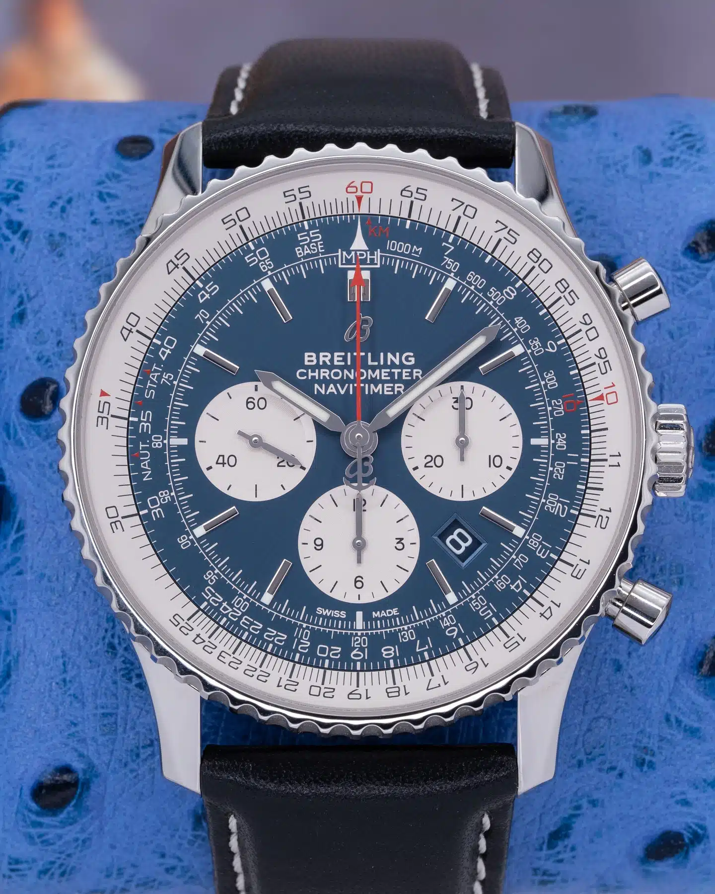 Breitling Navitimer B01 Chronograph 46 AB0127211C1P1, blue dial — Palazzo Watches & Gems