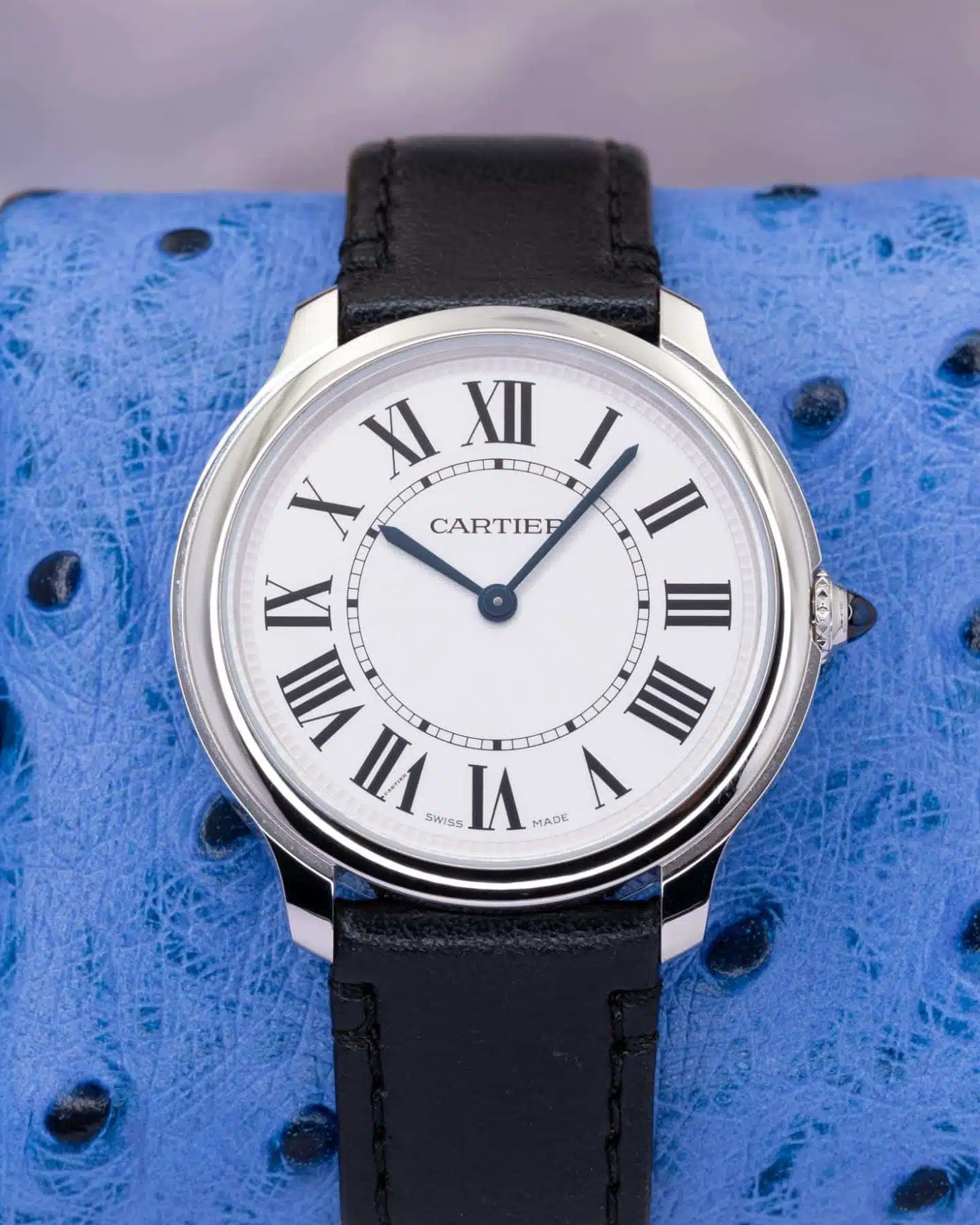 Cartier Ronde Must WSRN0031, silver dial, steel — Palazzo Watches & Gems