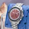 circa 1995 Omega Speedmaster Michael Schumacher 3510.61 Red dial Steel 39mm — Palazzo Watches & Gems – photo 4 of 10